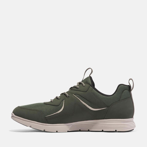 Timberland Mens Killington Low Lace Up Sneaker in Dark Green W Mesh