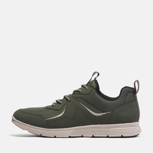 Timberland Mens Killington Low Lace Up Sneaker in Dark Green W Mesh