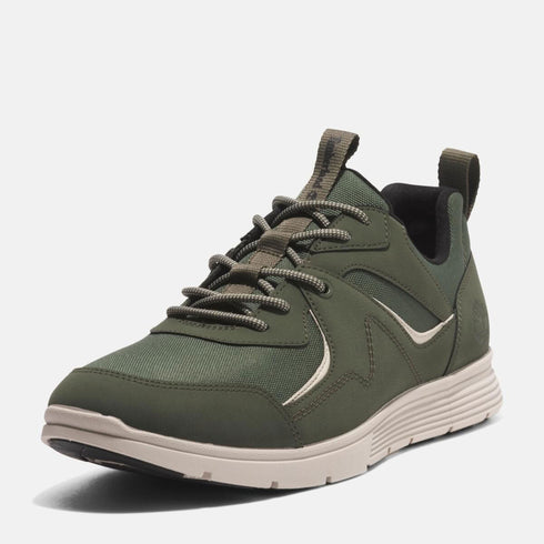 Timberland Mens Killington Low Lace Up Sneaker in Dark Green W Mesh