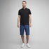 Timberland Mens Millers River Printed Neck Short Sleeve Polo in Black