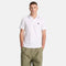 Timberland Mens Millers River Printed Neck Short Sleeve Polo in White