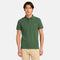 Timberland Mens Millers River Printed Neck Short Sleeve Polo in Green