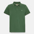 Timberland Mens Millers River Printed Neck Short Sleeve Polo in Green