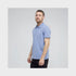 Timberland Mens Millers River Printed Neck Short Sleeve Polo in Blue