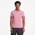 Timberland Mens Baboosic Brook Oxford Short Sleeve Polo in Red