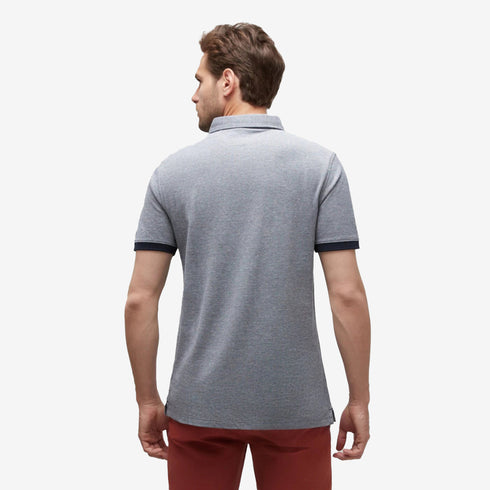 Timberland Mens Baboosic Brook Oxford Short Sleeve Polo in Blue