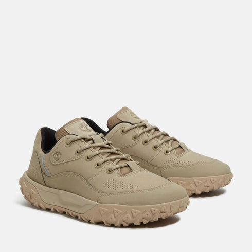 Timberland Mens Greenstride Motion 6 Low Lace Up Hiking Boot in Light Brown Nubuck
