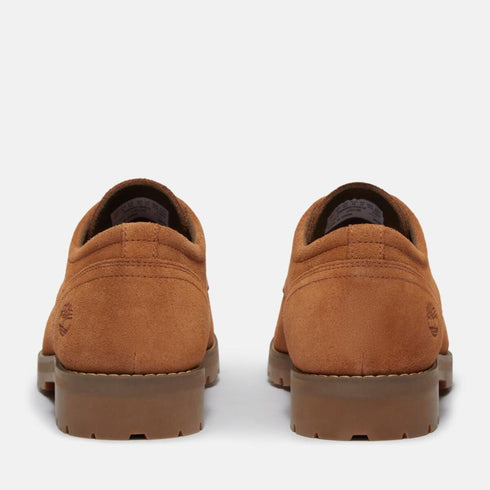 Timberland Mens Britton Square Lace Up Shoe in Rust Suede