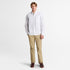 Timberland Mens Gale River Yarn Dyed Oxford Ls Shirt in White