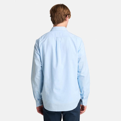Timberland Mens Gale River Yarn Dyed Oxford Ls Shirt in Blue