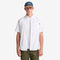 Timberland Mens Gale River Yarn Dyed Oxford Short Sleeve Shirt in White