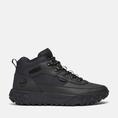 Timberland Mens Mid Lace Up Sneaker in Black