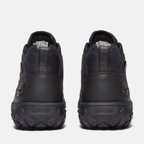Timberland Mens Mid Lace Up Sneaker in Black