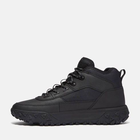 Timberland Mens Mid Lace Up Sneaker in Black