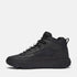 Timberland Mens Mid Lace Up Sneaker in Black