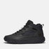 Timberland Mens Mid Lace Up Sneaker in Black