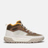 Timberland Mens Mid Lace Up Sneaker in Medium Brown