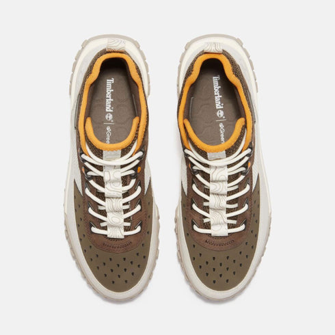 Timberland Mens Mid Lace Up Sneaker in Medium Brown