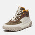 Timberland Mens Mid Lace Up Sneaker in Medium Brown