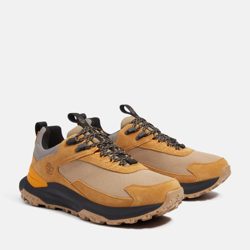 Timberland Mens Low Lace Up Waterproof Sneaker in Wheat