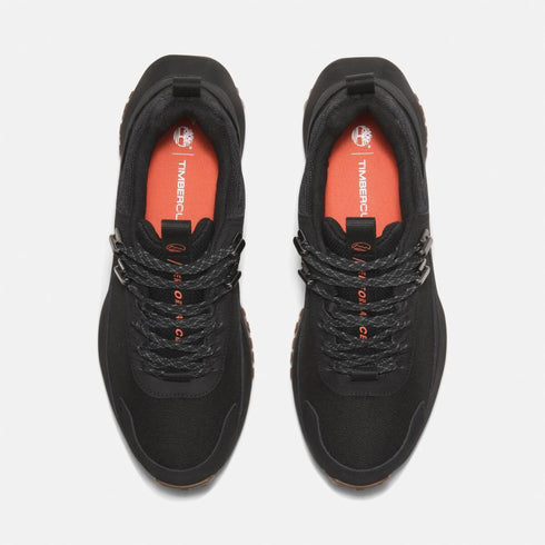Timberland Mens Low Lace Up Waterproof Sneaker in Black