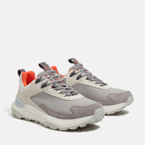 Timberland Mens Motion Access Low Lace Up Waterproof Sneaker in Lt Grey Mesh