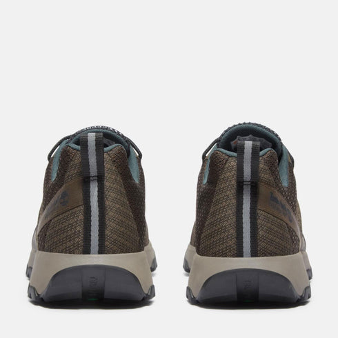 Timberland Mens Low Lace Up Waterproof Sneaker in Dark Brown