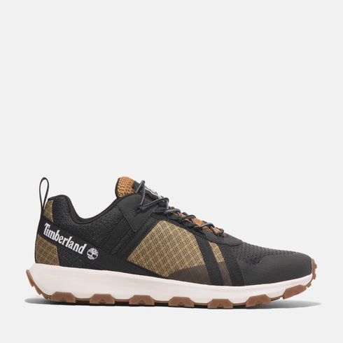 Timberland Mens Low Lace Up Waterproof Sneaker in Wheat