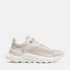 Timberland Mens Motion Access Low Lace Up Sneaker in Light Taupe Knit W White