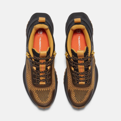 Timberland Mens Motion Access Low Lace Up Sneaker in Wheat Knit