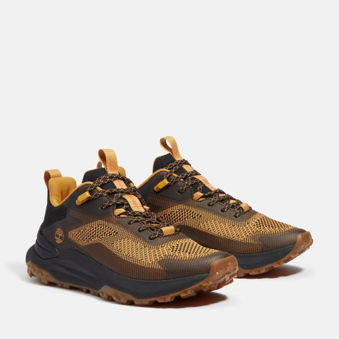 Timberland Mens Motion Access Low Lace Up Sneaker in Wheat Knit