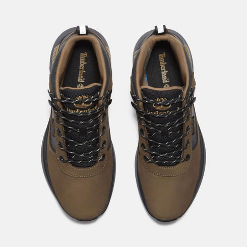 Timberland Mens Mid Lace Up Sneaker in Olive