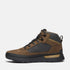 Timberland Mens Mid Lace Up Sneaker in Olive