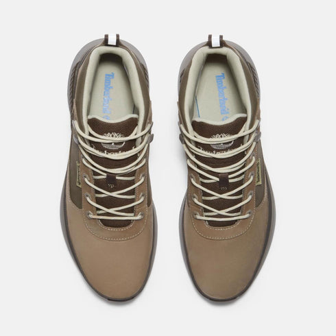 Timberland Mens Mid Lace Up Sneaker in Medium Grey