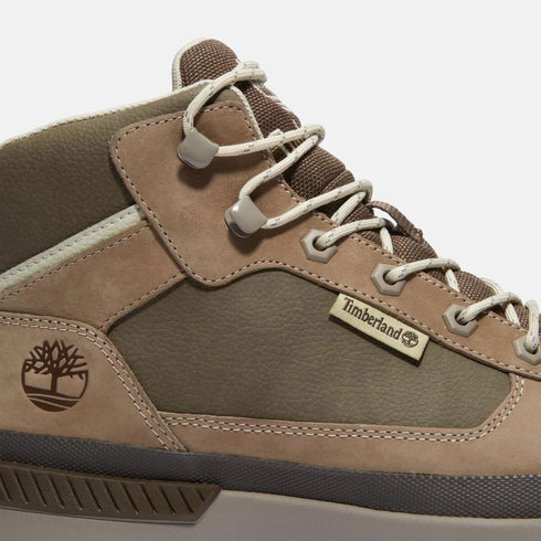 Timberland Mens Mid Lace Up Sneaker in Medium Grey