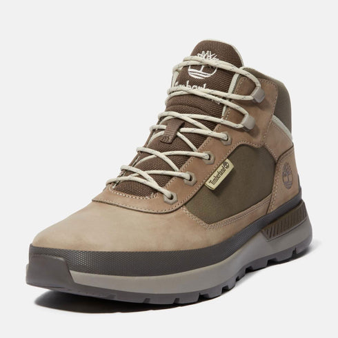 Timberland Mens Mid Lace Up Sneaker in Medium Grey