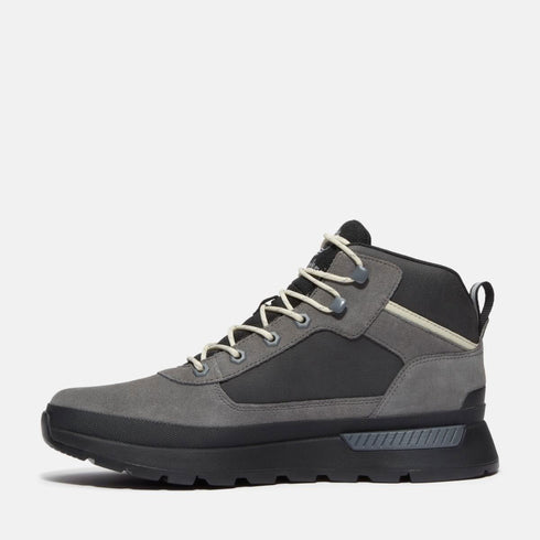 Timberland Mens Mid Lace Up Sneaker in Medium Grey