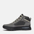 Timberland Mens Mid Lace Up Sneaker in Medium Grey