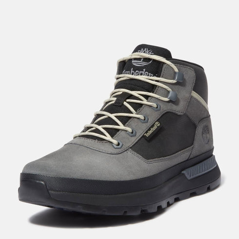 Timberland Mens Mid Lace Up Sneaker in Medium Grey