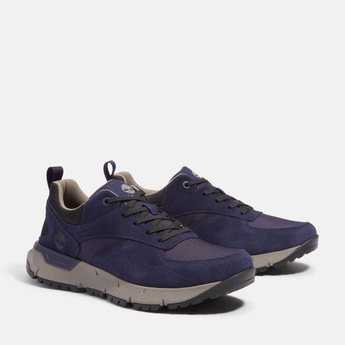 Timberland Mens Low Lace Up Sneaker in Navy