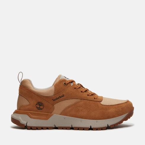 Timberland Mens Low Lace Up Sneaker in Wheat