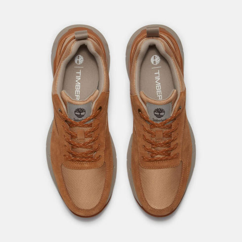 Timberland Mens Low Lace Up Sneaker in Wheat