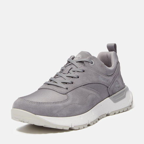 Timberland Mens Low Lace Up Sneaker in Medium Grey