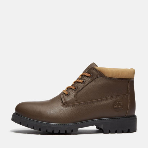 Timberland Mens Mid Lace Up Waterproof Chukka Boot in Dark Brown