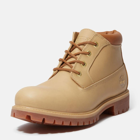 Timberland Mens Mid Lace Up Waterproof Chukka Boot in Medium Beige
