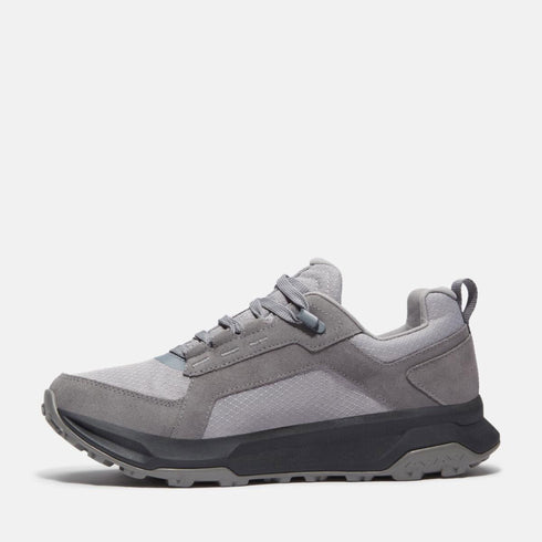 Timberland Mens Low Lace Up Waterproof Sneaker in Medium Grey