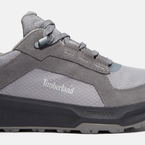 Timberland Mens Low Lace Up Waterproof Sneaker in Medium Grey