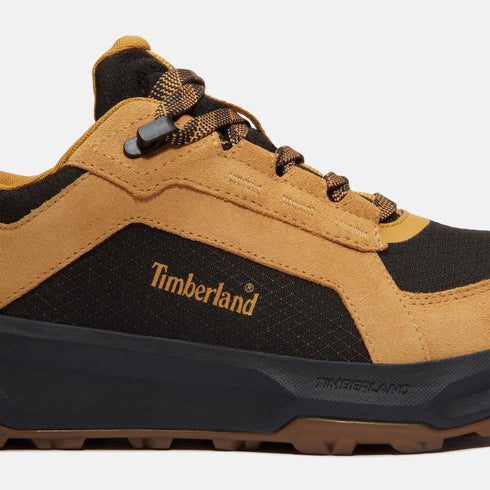 Timberland Mens Low Lace Up Waterproof Sneaker in Wheat