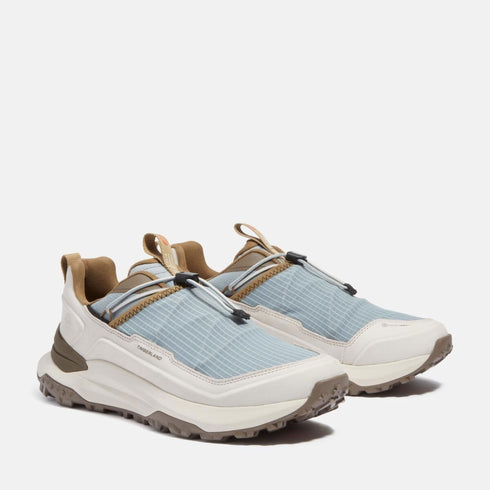Timberland Mens Low Lace Up Waterproof Sneaker in Medium Blue