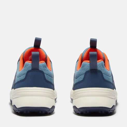 Timberland Junior Low Lace Up Sneaker in Medium Blue